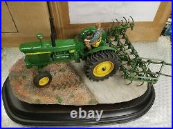 Country artists Border Fine Arts Powerful Partnership Jhon deere tractor Boxed