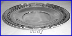 Fine Randahl Sterling Round Tray or Plate Chicago Arts and Crafts Leaf Border