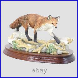 Keeping His Feet Dry Border Fine Arts Fox