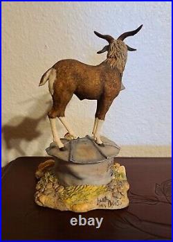 Lowell Davis Mad As A Wet Hen Figurine Goat Hen Double Signed