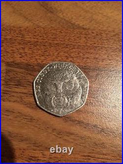 Mrs. Tiggy Winkle 50p Coin