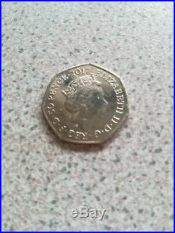 RARE BEATRIX POTTER 2017 MR JEREMY FISHER 50p COIN COLLECTABLE