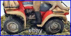 RARE Border Fine Arts Easy Riders figurine Farmer & Collie dog on quad bike