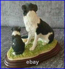 RARE Border Fine Arts Sculpture. A6130 Willing To Share. Very Nice Condition