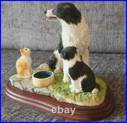 RARE Border Fine Arts Sculpture. A6130 Willing To Share. Very Nice Condition