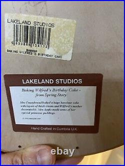 RARE Brambly Hedge Baking Wilfreds Birthday Cake Plaque Lakeland Studios