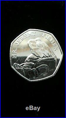 Rare 50p coin 2017 Mr Jeremy Fisher
