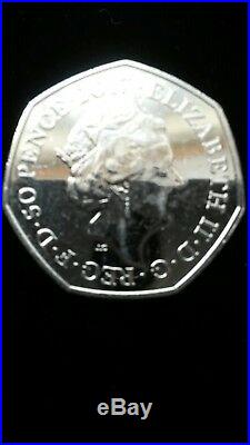 Rare 50p coin 2017 Mr Jeremy Fisher