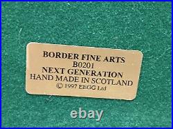 Rare Border Fine Arts B0201 Next Generation Horse In Stable Foul Made Scotland
