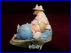 Rare Border Fine Arts Brambly Hedge Lord And Lady Woodmouse Resting