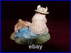 Rare Border Fine Arts Brambly Hedge Lord And Lady Woodmouse Resting