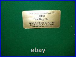 Rare Border Fine Arts Hauling Out By Ray Ayres, Ltd Ed With C. O. A