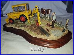 Rare Border Fine Arts Laying The Clays By Ray Ayres, Ltd Ed With C. O. A