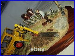 Rare Border Fine Arts Laying The Clays By Ray Ayres, Ltd Ed With C. O. A
