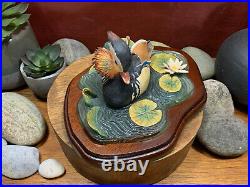 Rare Border Fine Arts Mandarin Duck PS03 with Base