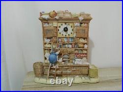 Rare Brambly Hedge Border Fine Arts Store Stump Clock working 1988 BH100