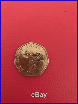 Rare Mr Jeremy Fisher 50p Coin
