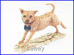 Staffordshire Bull Terrier Dog Figurine Border Fine Arts- Hand Made in Scotland