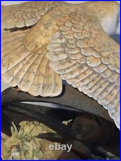 Stunning Large Border Fine Arts Hunting Owl Figure