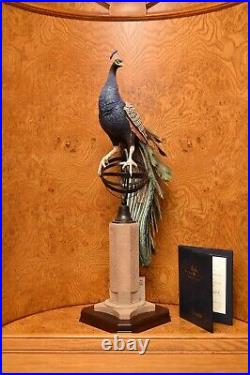 Superb Border Fine Arts Regal Splendour model of a Peacock rrp £2000