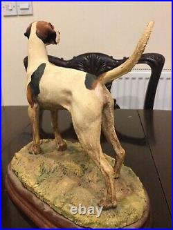 Superb Limited Edition Border Fine Arts Foxhound B1011 Signed Margaret Turner