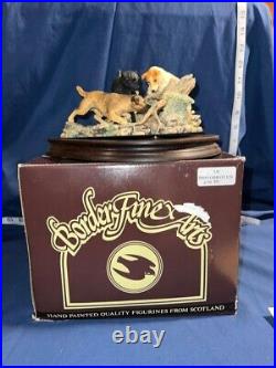 Terrier Figurine Vintage, Ltd Edition Border Fine Arts Two's Company