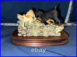 Terrier Figurine Vintage, Ltd Edition Border Fine Arts Two's Company