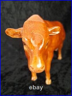 The Border Fine Arts Pottery Company Bfa Limousine Bull A4578