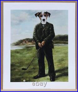 Thierry PONCELET fine art print Persistent GOLFER numbered 1 on the CERTIFICATE