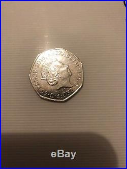Very Rare Mrs Tiggy-Winkle 50p Coin Peter Rabbit