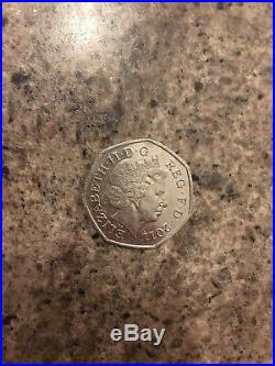 Very rare 50p coins, Beatrix Potter, Olympic coins, very good condition