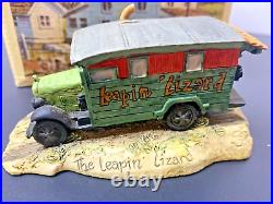 Vintage 1992 Hand Made Schmid The Leapin Lizard Truck Figurine by Lowell Davis