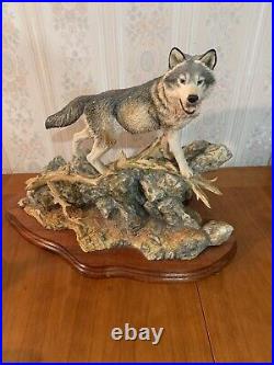 Wolf Ornament Border Fine Arts PACK LEADER STW0758007