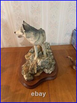 Wolf Ornament Border Fine Arts PACK LEADER STW0758007