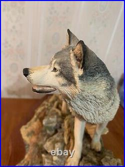 Wolf Ornament Border Fine Arts PACK LEADER STW0758007