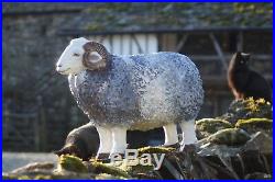 Yew Tree Herdwick Sheep Tup Ram model 40cm x 64cm
